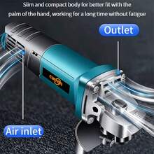 1 Juego, Con Accesorios, Esmeriladora Angular, Afiladora, Máquina Pulidora, Esmeriladora Manual, 110v, Herramienta Eléctrica Industrial, Pulidora De Autos, Juego Completo De Accesorios, Molienda De Metal Y Piedra Con - Tipo de Enchufe A USA (110-127V) - Ver 2