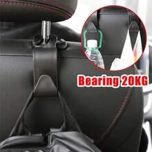2/4PCPremium Car Rear Seat Back Hook - Heavy-Duty Multi-Functional Vehicle Organizer - Multicolor - View 5