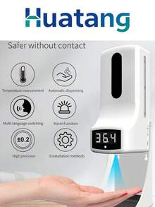 Despachador de Gel Sanitizante con Termometro K9 Pro Kit - Blanco - Ver 3