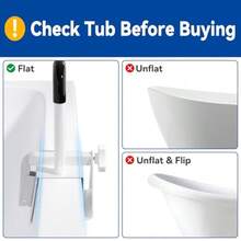 Grab BarsRiel de  ajustable para tina: mango de barra de agarre de ducha para personas mayores ancianos y discapacitados rango de altura de 14 a 18 pulgadas barras de  de baño con agarreGrab Bars - blanco - Ver 2
