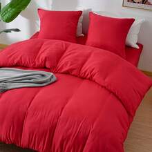 mohap Duvet Covers Sets - Red - View 4