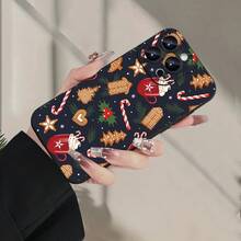 Popular And Stylish Christmas-Themed Phone Case, Compatible With For Iphone Models 16/15/14/13/12/11/XS/XR/X/7/8 Plus/Pro/Max/Mini - A  Design For Everyone, Making It An Ideal Present For Friends, Family, Or Partners.,Suitable For IPhone17 Air - 黑色 - 查看 6