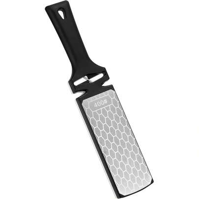 5-in-1 doppelseitiger Diamant-Schärfplattenschneider, Outdoor-Küchen-Schleifwerkzeug, professionelle Schärfwerkzeug-Schneider