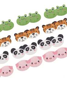 10pcs Sleep Patch, Skin-Friendly Tape, Animal Pattern, Breathable & Comfortable, Unisex, Helps You Sleep Well, Painless Removal, Low Allergenicity, Latex-Free, Gentle On Skin, Strong Adhesive, Painless Removal, Non-Woven Fabric, Breathable & Skin-Friendly, Improves Deep Sleep Quality - Multicolor - View 3