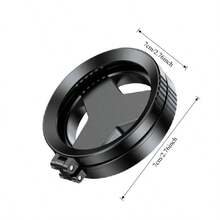 5Pcs/Set Magnetic Polarizer 52MM + Cleaning Cloth + Magnetic Guide Ring X2 + Zipper Storage Bag Suitable For Travel, Photography Enthusiasts - Multicolor - View 2