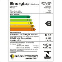 EX DECOR Lâmpada Ventilador Branco Teto Led Pequeno E27 30w 110v - Branco - Visão 11