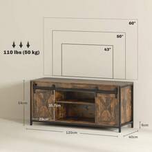 Television Stands & Entertainment Centers - Brown - View 2