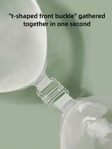 YIYANG Silicone Bras, Wedding Bras, Invisible Bras, Strapless Silicone Bras, Reusable, Nipple Covers, Comfortable Waterproof Bra, Women's Silicone Push-Up Bra Covers, Popular Styles.Ladies' Gifts | Christmas Gifts, Valentine's Day Gifts - Clear - View 6