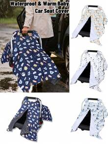 1 Stück Sonnenschutz für Kindersitz: Dient sowohl als Regenschutz für den Babysitz als auch als weiche Fleece-Decke. Das weiche Fleecematerial ist warm und wasserdicht. Es hat ein Sichtfenster und kann als Sitzauflage verwendet werden. Geeignet für Babys/Kleinkinder. Auch praktisch für Mütter zum Stillen zu verwenden.