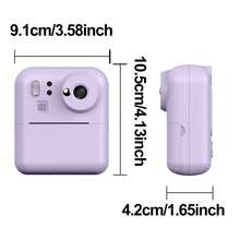 Máy ảnh in ảnh lấy liền cho trẻ em: Máy ảnh kỹ thuật số in ảnh lấy liền HD 1080P hoàn toàn mới, kèm giấy ảnh và thẻ nhớ 32GB. Camera kép HD hoàn hảo cho nhu cầu quay video và chụp ảnh. Lý tưởng cho thanh thiếu niên và người mới bắt đầu. Món quà Giáng sinh và Năm mới hoàn hảo cho cả bé trai và bé gái. - Nhiều màu - Xem 9