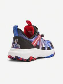 Balabala 奥特曼IP男童户外运动鞋，2025秋冬季防水 - 藍紅色調 - 查看 5