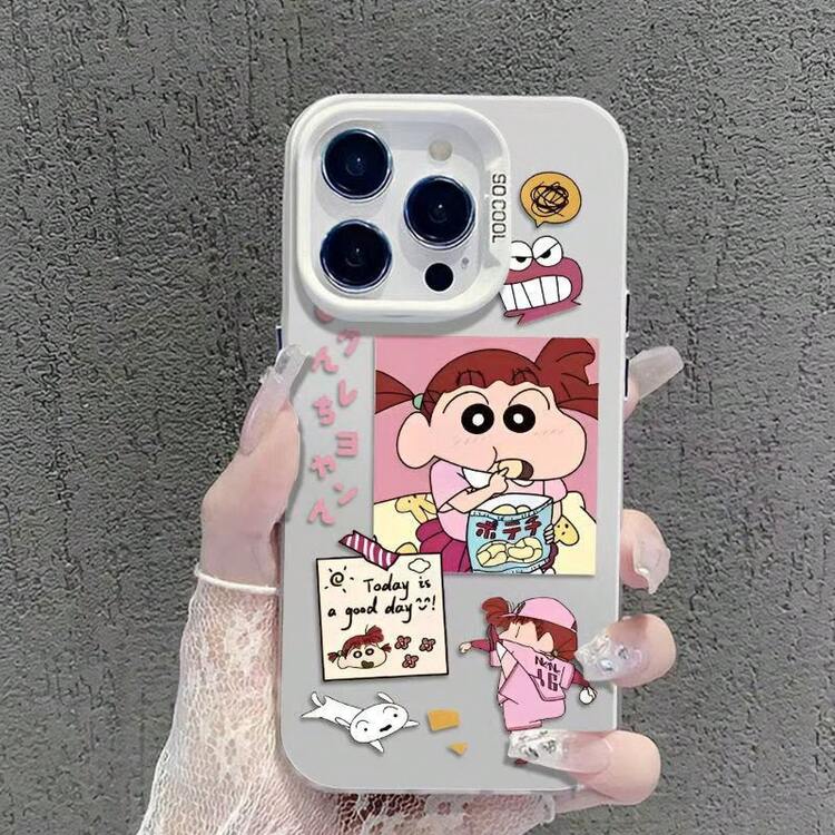 Compatible con la funda de teléfono Apple 15 Pro Max 14 Pro 13 Mini Pareja Xiaoxin Hombres y Mujeres 12/11 Color Plata 78P Duro X - Plateado - Añade 7