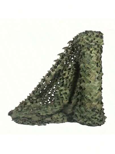 1 件伪装网 - 多功能户外隐蔽覆盖物，适用于狩猎、遮阳、露营、围栏、天篷和派对装饰、丛林