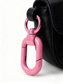Hebilla oval de metal de moda, se puede abrir como llavero, gancho para bolso, clip de extensión, hebilla para cadena de perro, accesorios de equipaje, hebilla para senderismo, muy adecuada para usar mientras se viaja, accesorios de viaje, adecuada para correas de billetera, llaves, manualidades, ganchos, accesorios DIY - Multicolor - Ver 4