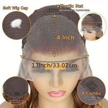 Uveous Straight Lace Front Wig Human Hair 5x5 Pre-Pulled With Baby Hair 180% Density Lace Close Up Human Hair Wig Women Natural Black 13X4 Upgraded HD Lace Front Wig Straight Lace Front Wig Human Hair 4x4 Glueless Wear & Go Wigs Human Hair Pre Plucked 28 Inch Highlight Ombre Lace Front Wig - S4/27 - 查看 5