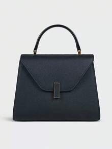 Handteller-Tasche, strukturierte Optik, rosé Farbton, eleganter und vielseitiger Stil