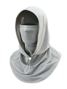 1pc Sunscreen Face Mask, Hat In One, Summer Sun Hat, Women's Full Face Ice Silk Breathable Scarf, Driving And Cycling Face Towel, Neck Protection Hat, Men's Cycling Sun Mask, Hooded Scarf In One, Children's Helmet Inner Liner, All-Round Sun Protection All Inclusive Hat - Multicolor - View 14