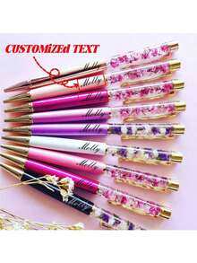 1/5/10/20 unidades Bolígrafos personalizables, herramientas de escritura personalizadas, adecuadas para grabar nombres y sitios web de empresas, opción ideal para hombres, aniversarios, regalos de cumpleaños, regalos promocionales, papelería