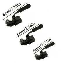 10/3/6-Piece Zipper Repair Kit, Quick-Install Detachable Zipper Heads, No Sewing Required. Suitable For Jackets, Suitcases, And Bags. Available In Black, Sizes S, M, And L. Durable Replacement Zipper Sliders For Instant Zipper Repair.