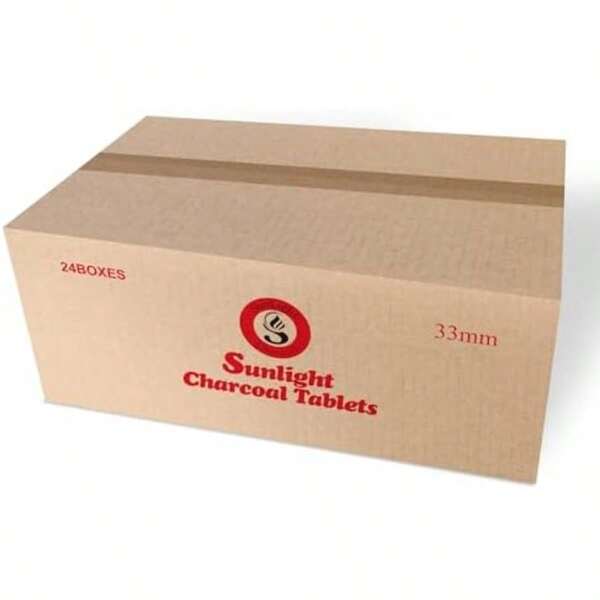 Sunlight® Charcoal Tablets For Incense– Quick Light Charcoal Tablets – Charcoal Disk Lights – 33 Mm Resin Rolls – – Charcoal - Instant Coal Tablet ()(100 Count (Pack Of 24))