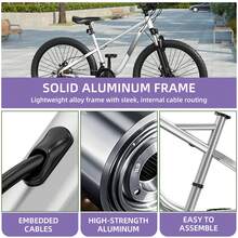 Aluminum Frame MTB For Adults Women Men 26 Inch Mountain Bike 21-Speed Bicycle Double Disc Brake Outdoor Cycling - Grey - View 5