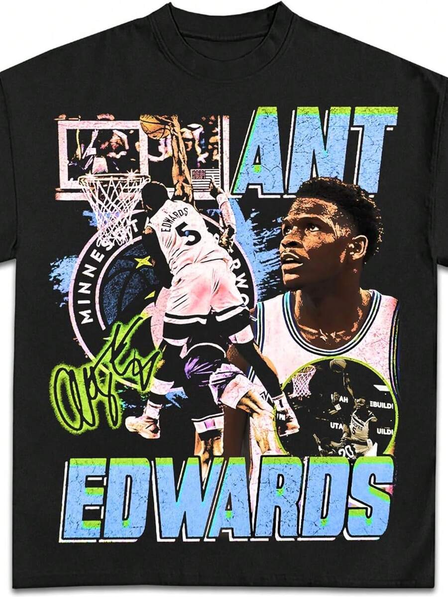 Very Rare Basketball Graphic Tees Printed On Premium Heavyweight Cotton T-Shirts For Men, Women, And Kids_3 - màu đen - Xem 1