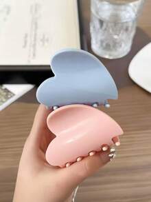 4/2/1 pieza Nuevo clip de pelo coreano de color crema con forma de corazón, versátil, de agarre, temperamento, para el moño en la parte posterior de la cabeza, pinza para el cabello, relleno de calcetines, relleno de calcetines, relleno de calcetines para mujeres, relleno de calcetines para mujeres, regalos de Navidad, regalos, relleno de calcetines de Navidad, regalos para mujeres, regalo, regalo de Navidad, relleno de calcetines para adultos, relleno de calcetines para adultos, accesorios para el cabello, accesorios para mujeres, relleno de calcetines, accesorio de cabello de mayoría de edad, accesorios de cabello de Navidad, ideas de regalo para mujeres, relleno de calcetines de belleza, regalos de Navidad para mujeres - Multicolor - Ver 12