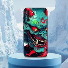 Funda protectora mate anti-caída para teléfono  25 Ultra/S23 Plus/S21+/S20/S24 FE/S22 Note 20 estilo samurai  ronin - Mezcla de colores - Ver 7