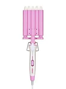 CRASTS Hair Curler, Curling Iron With Temperature Setting,Hair Iron, Flat Iron, Rose Color,Hair Styler HC-048, Suitable For Personal Hair Styling,Hair Care Gift - EU C Type Plug(220-240V) - View 12