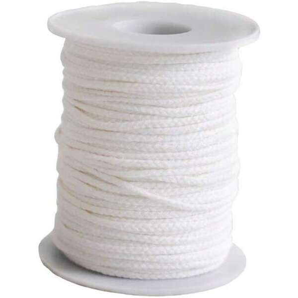 1Roll Candle Wick Candle Wicks Foot Core Braided Candle Wick For Candle Making And Aromatherapy Candle DIY(No Metal Tabs)
