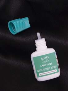 1pc Eyelash Extension Glue - Super Strong Adhesive, Long-Lasting Hold, Professional Eyelash Glue, 0.5s Quick Drying, Waterproof, Non-White | Lasts Up To 4 Weeks | Black Adhesive, Suitable For Professional Semi-Permanent Eyelash Extensions (10ml Black) - Black - View 3