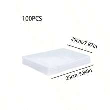 100pcs Mesh Vacuum Bags, Textured Vacuum Bags, Airtight Bags For Cooked Food Vacuum Sealing And Preservation - Beige - View 14