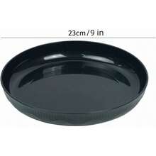 6 Pack Wheat Straw Plates Reusable Dinner Plates Durable And Lightweight Perfect For Home Parties Camping And Dishwasher  Dark Gray Light Gray Black - DarkGrayLightGrayblack - View 6