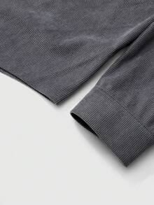 Autumn/Winter Fashion Casual Street Style Long Sleeve Collar Men's Jacket Coat And Drawstring Pocket Pants Set