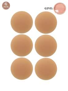 2/4/6pcs Reusable Silicone Nipple Covers, Strapless Invisible Self-Adhesive Breast Petals, Convenient Gift Box, Women Lingerie Accessories To Prevent Nipple Protrusion - Multicolor - View 13