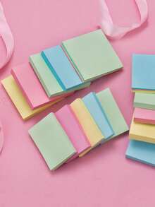 Colorful Sticky Notes, Memo Pads, Student Notebooks, Office Memo Pads, Self-Adhesive Sticky Notes, Suitable For Office, Home And School Use