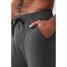 Alo Yoga Conquer Pulse Pant - Anthracite |  | Pilates Set - Anthracite - View 4