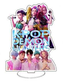 Mattel K-POP Wish Hunters HUNTRX Anime Character Acrylic Desktop Standee, Virtual Idol Collectible Figure For Desk Shelf Room Decor, Holiday Birthday Party / Back-To-School Gift For Teens & Adult Fans Perfect Gifts For Christmas, Halloween, Thanksgiving, New Year, Birthday Parties, Summer And Winter Parties, And The Perfect Gift For The Back-To-School Season. - Multicolor - View 15