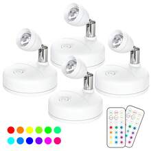 1/2/4pcs Magnetic LED Motion Sensor Light, USB Night Light, Easy To Install In Hallway, Stairs, Bedroom, Kitchen And Office - Multicolor - View 1