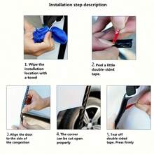 5m電鍍門抗撞條,貼在汽車隔音門邊保護條和裝飾條