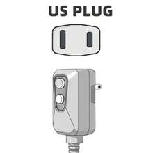 ATOPSKINS 2026升级版玫瑰金五合一热风造型工具（梳子、吹风机和自动卷发器）| 5个可替换刀头（卷发/波浪/顺滑）| 3档温度设置 | 可拆卸自动卷发器 | 节日、情人节、总统日、狂欢节和圣帕特里克节的理想礼物 | 旅行必备 - 美規A型插(110-127V) - 查看 11