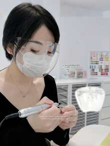 Scudo protettivo per il viso anti-polvere e anti-appannamento, in acrilico trasparente e ad alta definizione, per salone di manicure, un pezzo per l'apertura del negozio o strumento per la rimozione di unghie in acrilico, forniture per unghie, strumenti per unghie, accessori per arte di unghie, ritorno a scuola, unghie, strumenti per unghie finte