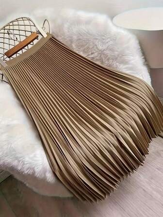 女式花卉印花百褶裙，春夏流行新款