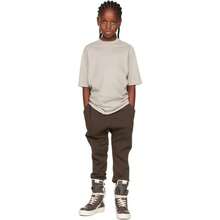 Rick Owens Big Kids Off-White Concordians Jumbo Short Sleeve T-Shirt |  | Teen Boys Sweatshirts - 預設 - 查看 4