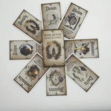 Wise Witch Oracle Cards , Very Suitable For Social Gatherings, Board Games, Entertainment And Holiday Gifts, Divination Tools |   Mysterious Illustrations |   Paper Craft Cards, Birthday, Thanksgiving, Halloween Christmas Gifts, Fortune Telling Cards - 智慧女巫神諭卡 - 查看 4