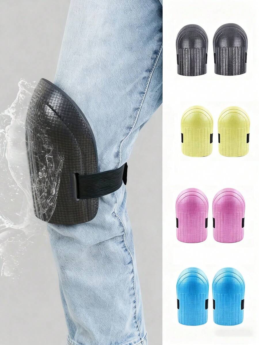 Miếng đệm đầu gối bằng xốp mềm mại, được làm từ chất liệu EVA chống trượt, thích hợp cho công việc lát gạch và làm vườn, chống ẩm và dày dặn.