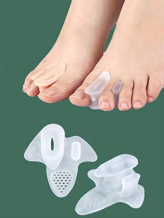 Foot care 1双硅胶趾间垫，缓冲鞋垫，防滑减震趾间垫