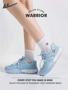 Warrior Gym Shoes For Women Autumn And Winter Comfortable Modest Style Casual Yet Sleek Sneakers Applicable Throughout The Year Wear-Resisting All-Day Wear Training Sneakers Running Shoes - Light Blue - View 5