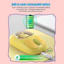 Wireless Mouses - Yellow - View 3