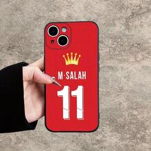 Funda de Teléfono Creativa No. 11 con Patrón de Uniforme de Equipo de Fútbol, Nueva y de Alta , Textura Mate Premium, Protección Completa de Lente, Antigolpes y Antihuellas, Compatible con iPhone 16/15/14/12/11/X/XR/XS/8/7/SE Mini Plus Pro Max Series - Mezcla de colores - Ver 9